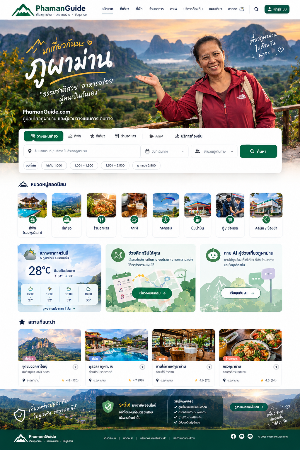 PhamanGuide คู่มือเที่ยวภูผาม่าน